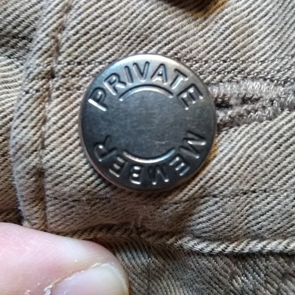 Giorgio Armani Exchange Private Members Pants, Size 33, Tan with Wide Pi… - Picture 6 of 12